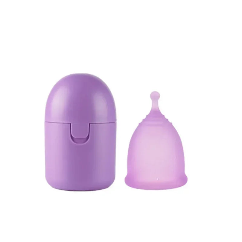 Caja de desinfección para copa menstrual, a prueba de fugas, bolsa de almacenamiento para copa menstrual, estuche para copa menstrual, higiene femenina.