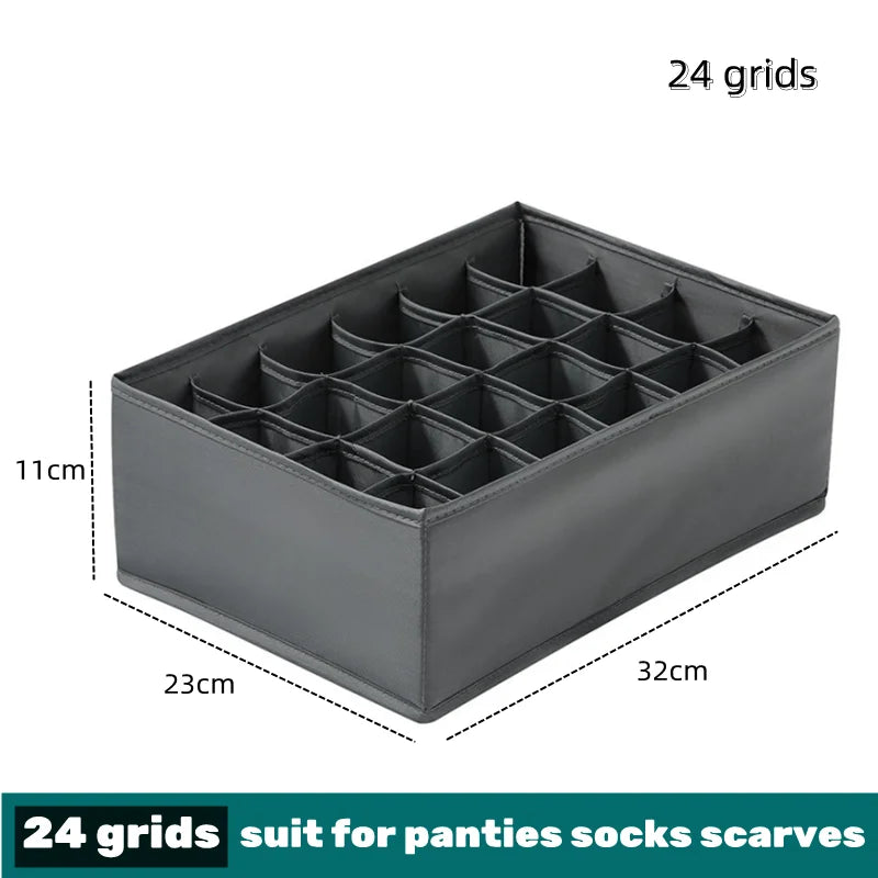 Organizador para ropa interior, calcetines, sujetadores, pantalones, bufandas, corbatas, caja de almacenamiento, organizador de ropa para vaqueros, divisores para cajones, organizador de ropa