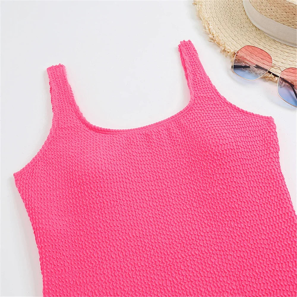 Sexy Solid Swimwear Female One Piece Swimsuit Closed Push Up Women's Swimming Bathing Suits Bodysuit Beach Pool Bather 2025