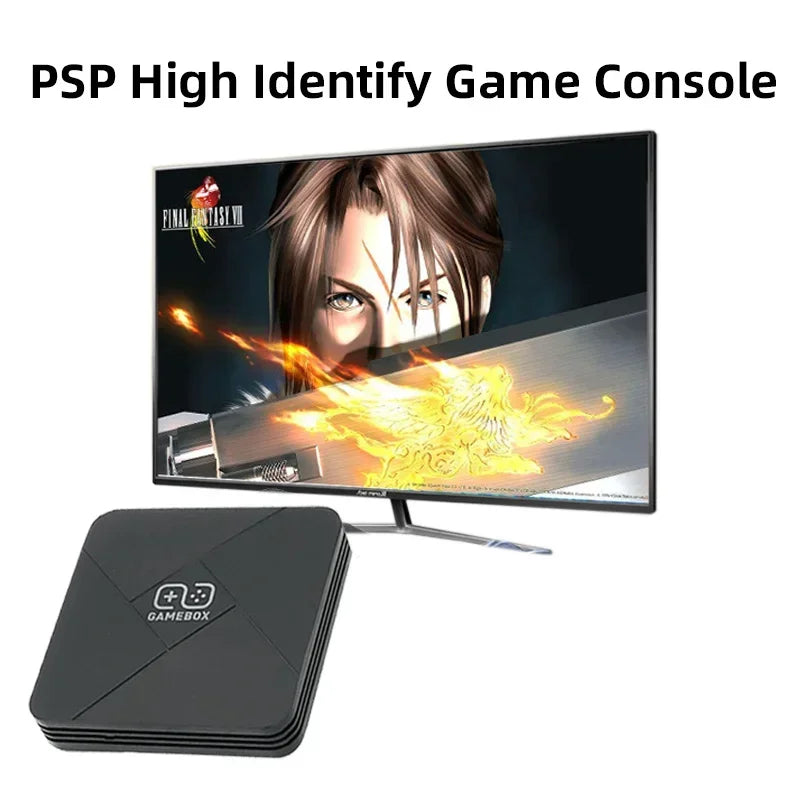 Consola de videojuegos retro G5 S905X con más de 10 simuladores, sistema dual, CPU de 4 núcleos, resolución 4K Super HD, compatible con NDS/PS1/PSP TV Box.