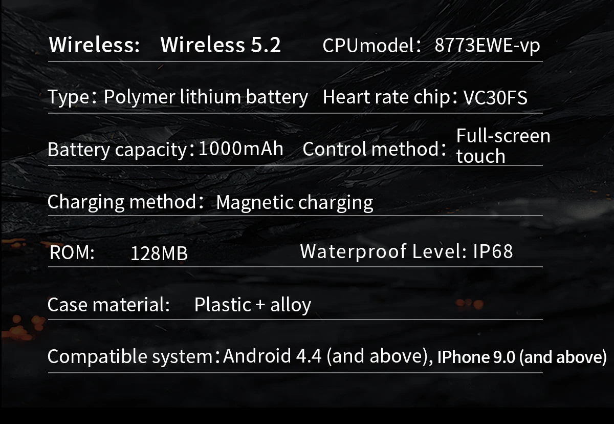 Reloj inteligente para hombre, nuevo, con batería de 1000 mAh, pantalla AMOLED HD de 1,7 pulgadas, control del ritmo cardíaco, linterna, llamadas Bluetooth, reloj inteligente de salud para hombre.