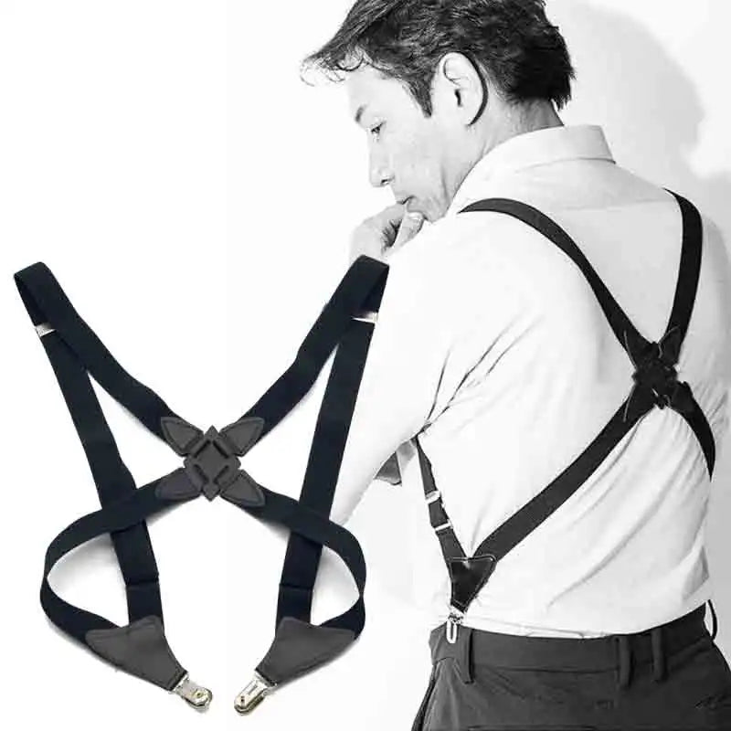 Nuevos tirantes ajustables para hombre, tirantes con clip en la espalda, cinturón elástico para pantalones y tirantes para hombre y mujer.