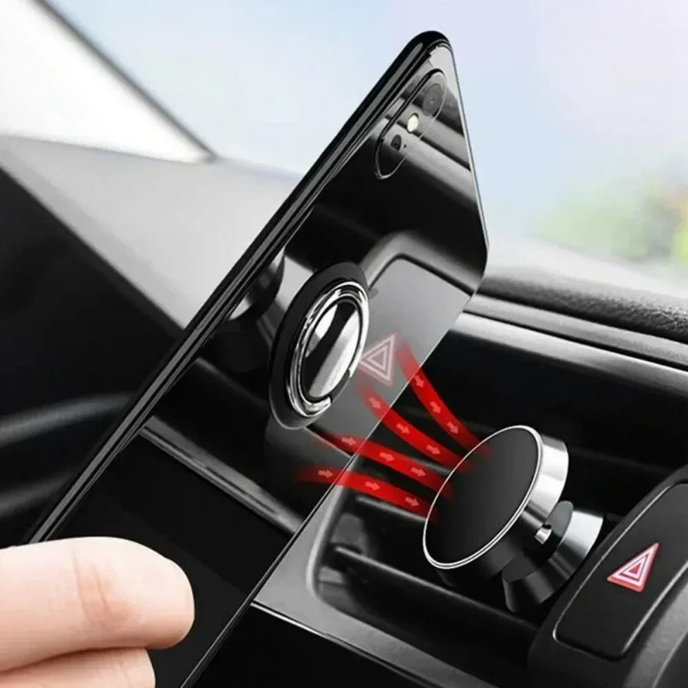 Soporte para anillo de dedo con agarre giratorio de 360 grados para teléfono móvil, soporte magnético para coche, almohadilla adhesiva trasera para teléfono, soporte universal