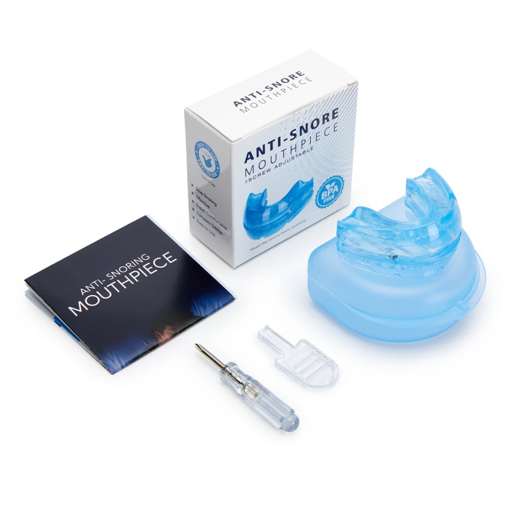 Dispositivo bucal antirronquidos, bruxismo, apnea del sueño, bruxismo, ronquidos, protector bucal, mejora el sueño, aparatos dentales, ortodoncia.