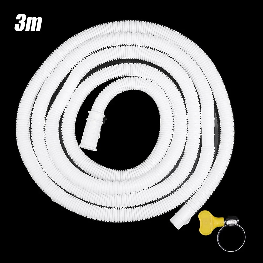 Mangueras de drenaje para lavadora de 0,5/1/2/3 m, tubo de plástico flexible, extensión de grifo, mangueras de plomería, mangueras de drenaje para aire acondicionado