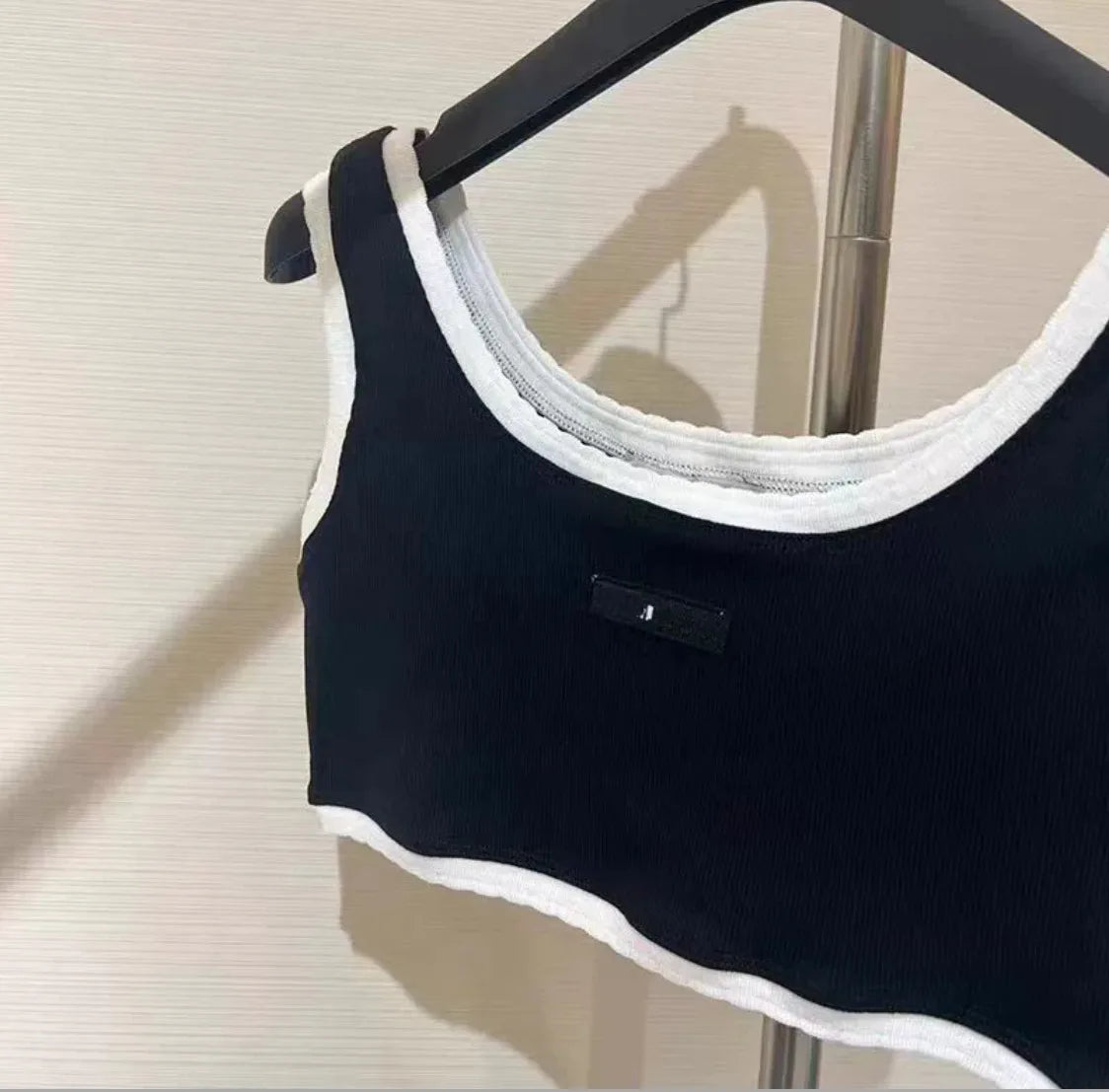 Black And White Female Biquini 2025 New Sexy Low Waist Bikini Sets Women Swimsuit Solid Swimwear Summer Bathing Suit Beachwear
