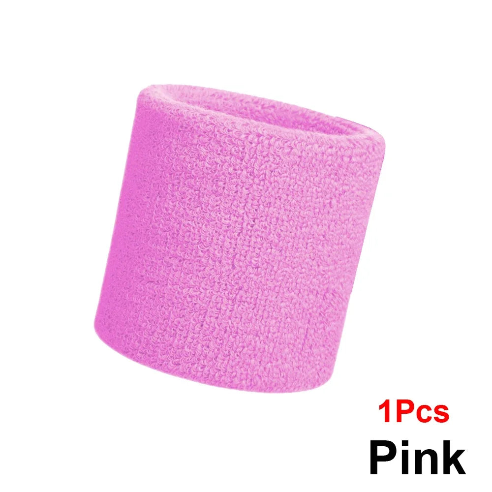 Pack de muñequeras deportivas multicolores únicas para baloncesto (negro, amarillo, blanco, azul, rosa, rojo y gris)