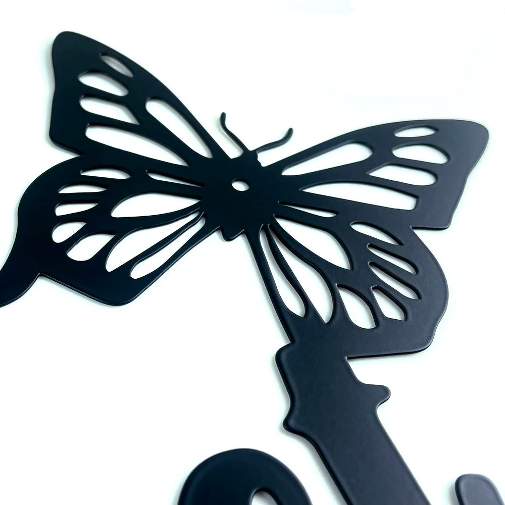 Letreros de metal "Hogar, dulce hogar", arte de pared para colgar, adornos decorativos, decoración de habitaciones, decoración rústica