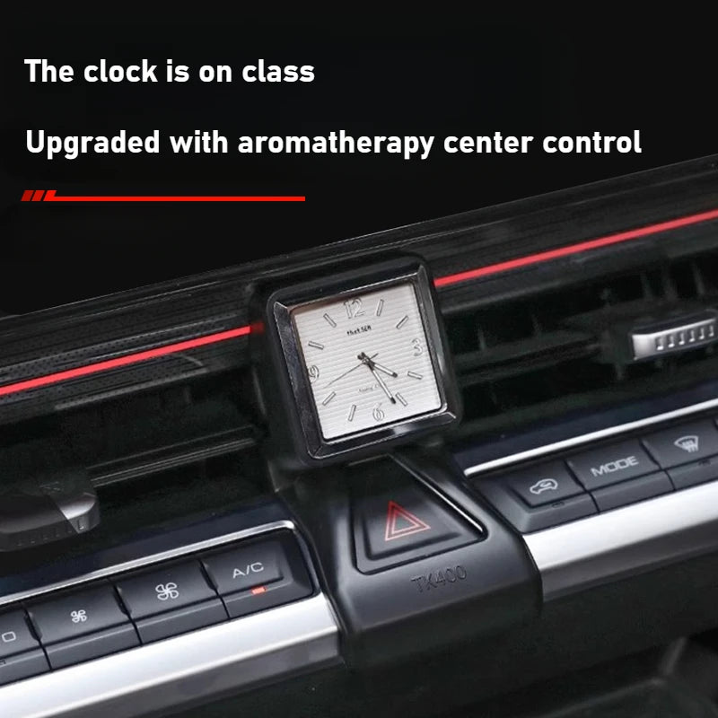 Kit de actualización de consola central y reloj para tablero Hi4-T TANK 400: diseño ergonómico y personalizado para decoración interior.