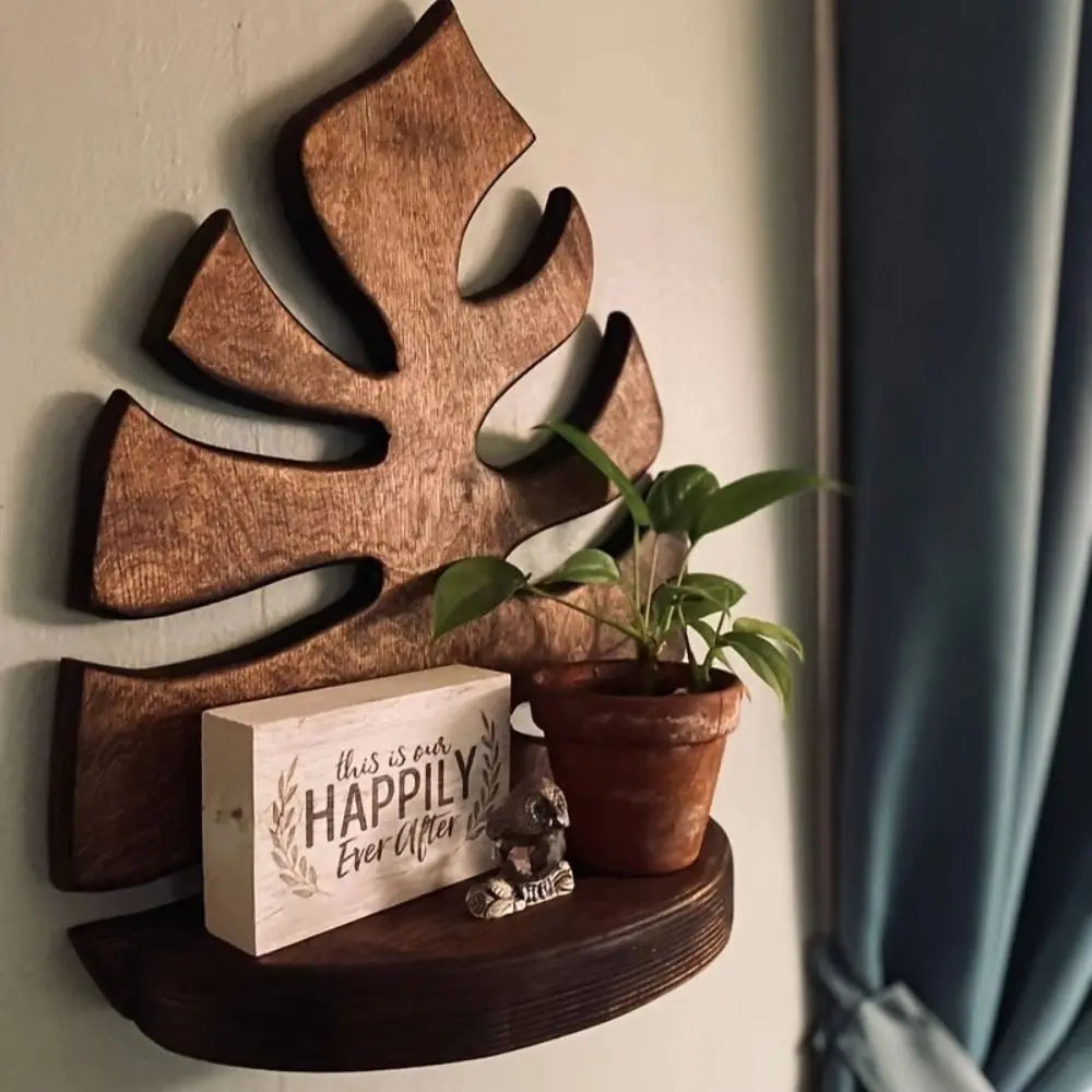 Marco de madera para decoración de pared, creativo y moderno, para colgar en la pared, con plantas, retro, para llaves