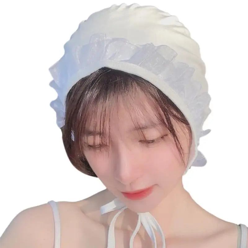 Gorros de ducha para cabello rizado, corto y largo que mantienen el peinado sin cambios.