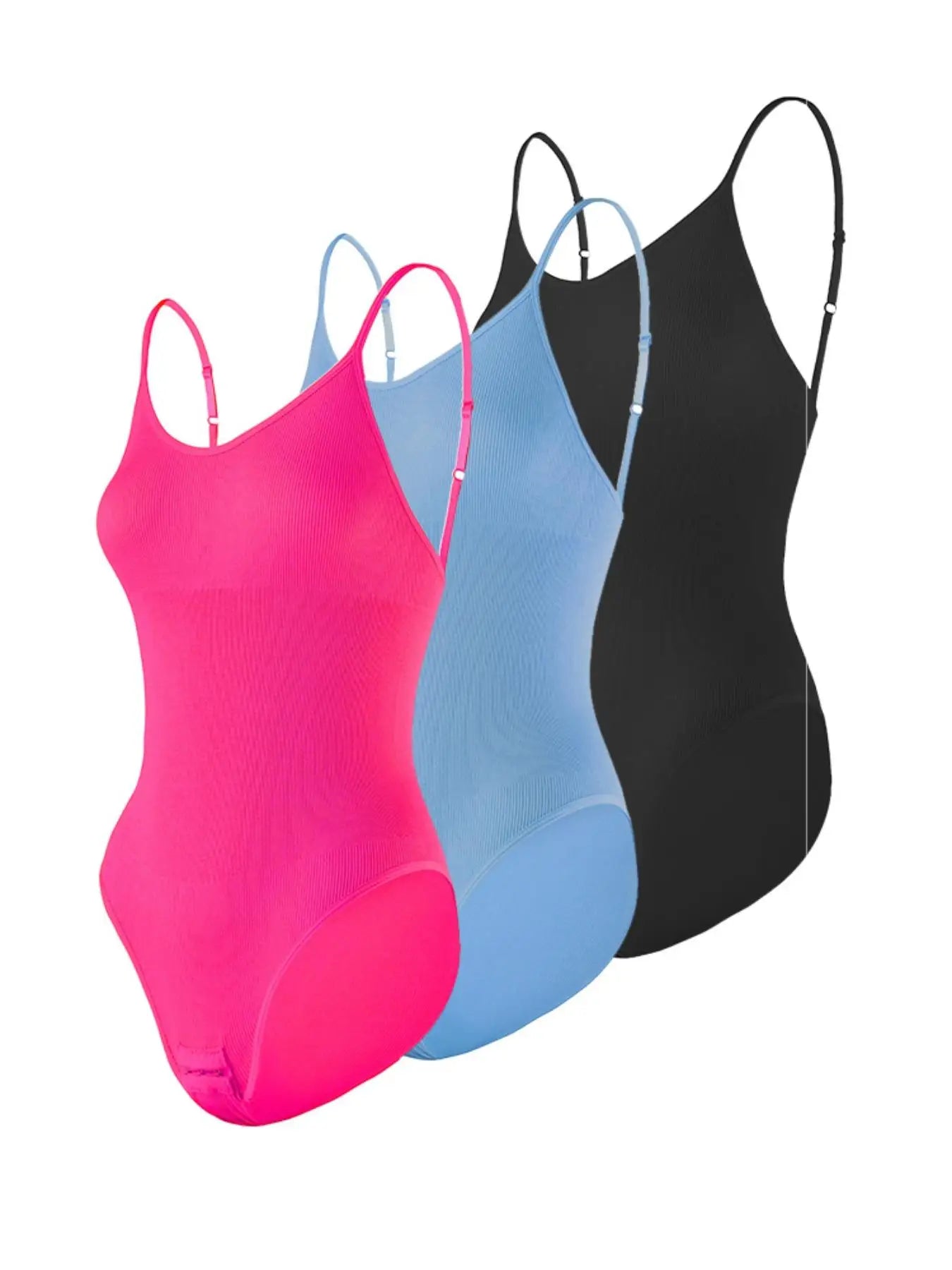 Traje de baño elegante retro negro de una pieza para mujer, sin espalda, de alta elasticidad y con escote redondo.