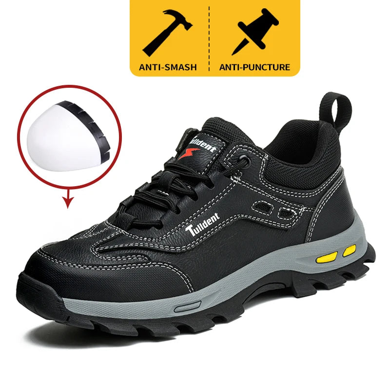 Zapatos de seguridad nuevos para hombre, zapatos de trabajo resistentes a perforaciones, zapatos de protección para hombre, botas de trabajo resistentes al desgaste, botas tácticas