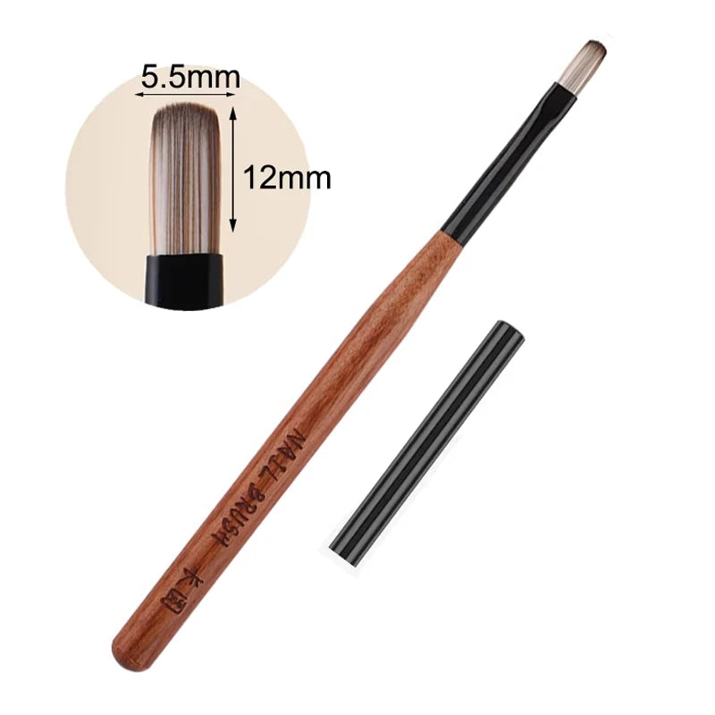 Lápiz de fototerapia con pegamento para uñas, pincel de gel UV, pincel acrílico, pinceles profesionales para decoración de uñas, pinceles para pintar y dibujar, herramientas de manicura.