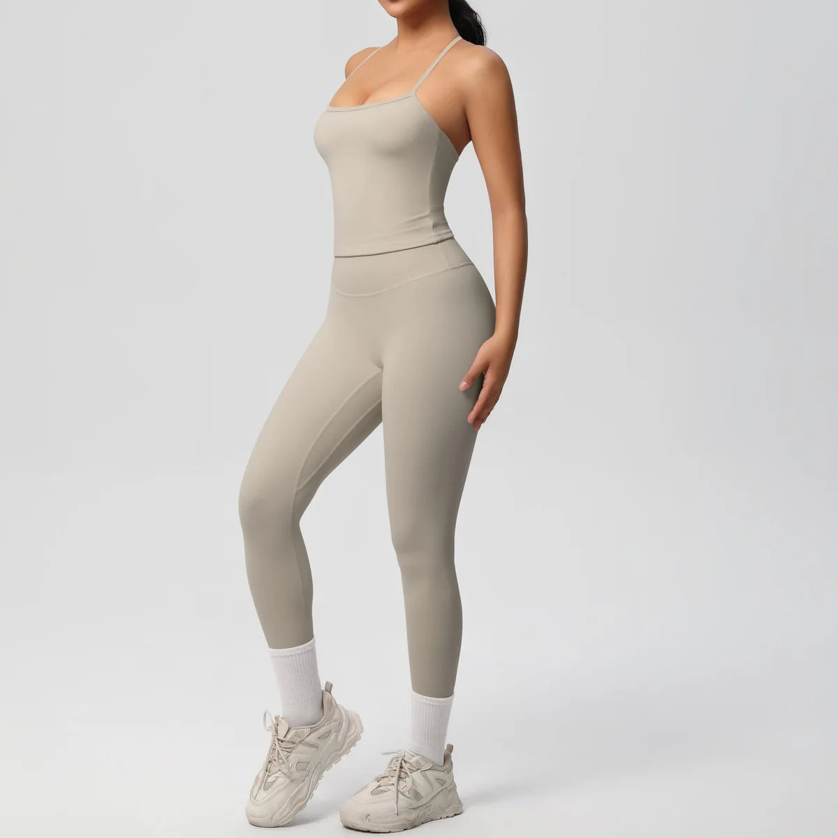 Conjunto de Ropa de Yoga para Mujer, Traje Deportivo, Ropa de Entrenamiento, Chaleco Deportivo sin Mangas, Conjunto de Gimnasio, Mono de Entrenamiento, Ropa Interior Deportiva, Ropa Deportiva