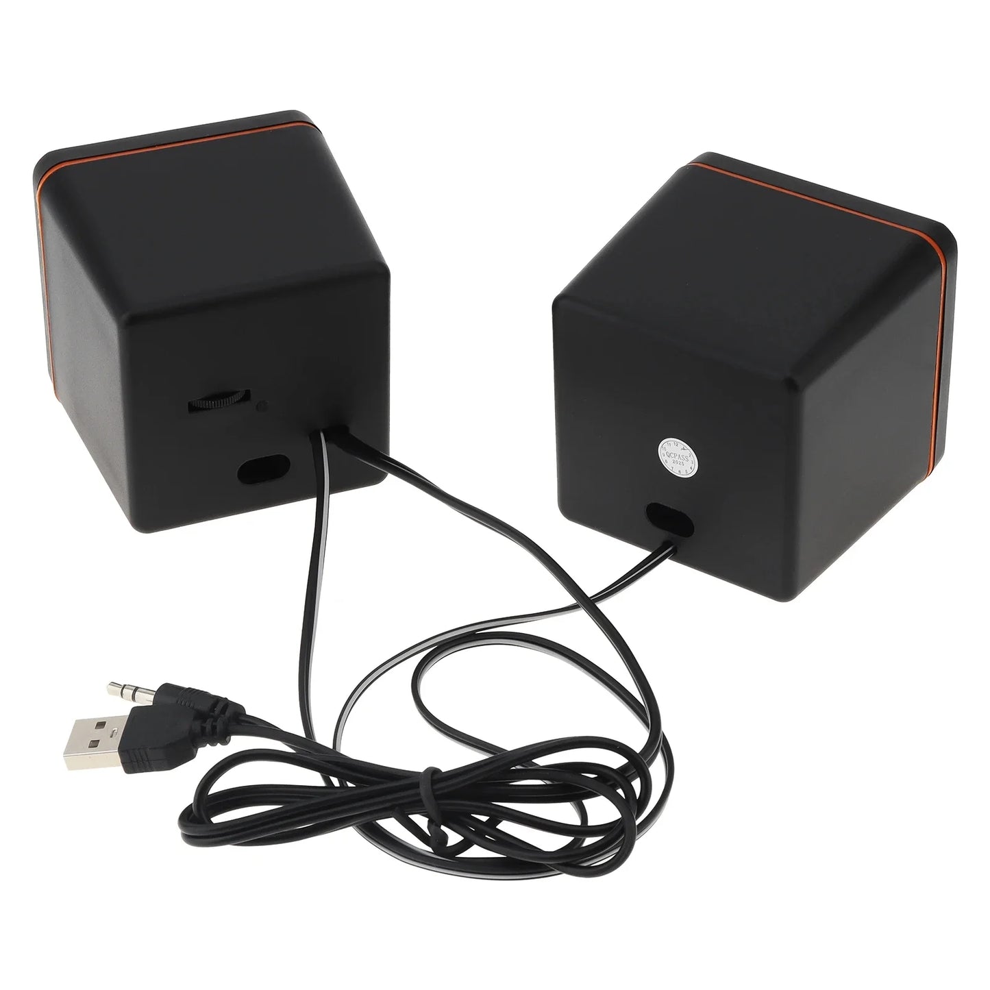 Minialtavoces portátiles USB 2.0 101Z para ordenador, con conector estéreo de 3,5 mm y alimentación USB para PC, portátil y smartphone.