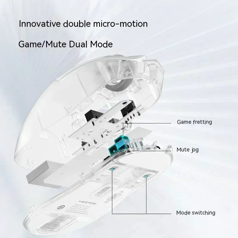 Ratón Edifier Hecate G3m/G4m Pro PAW3395, ergonómico, ligero, con 3 modos de uso, inalámbrico, Bluetooth, personalizado, accesorios para PC Gamer