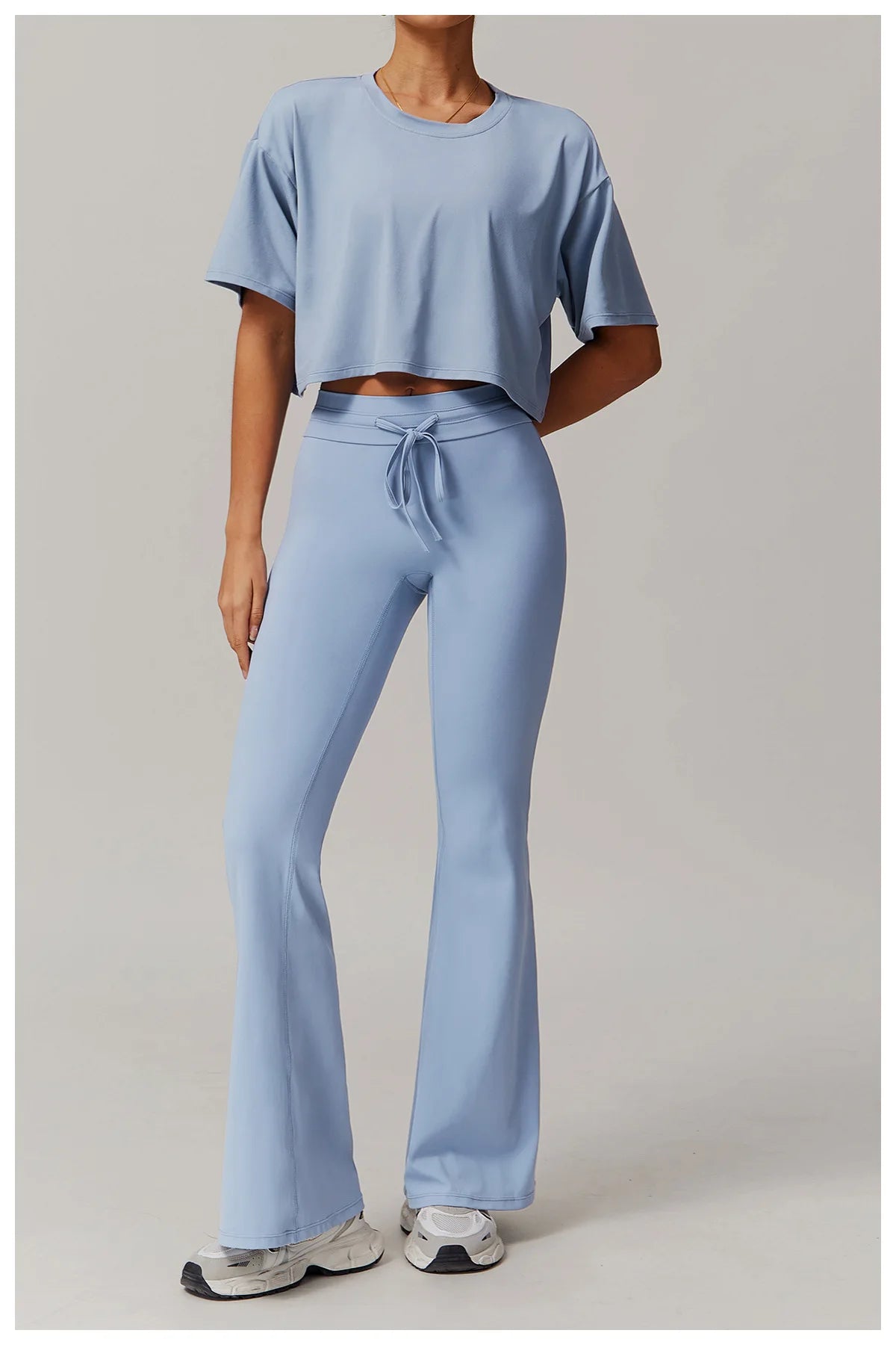 Leggings de yoga de cintura alta, estilo campana, transpirables, pantalones de yoga, para fitness, correr, realzar glúteos, entrenamiento en el gimnasio, ropa deportiva, pantalones de pierna ancha.