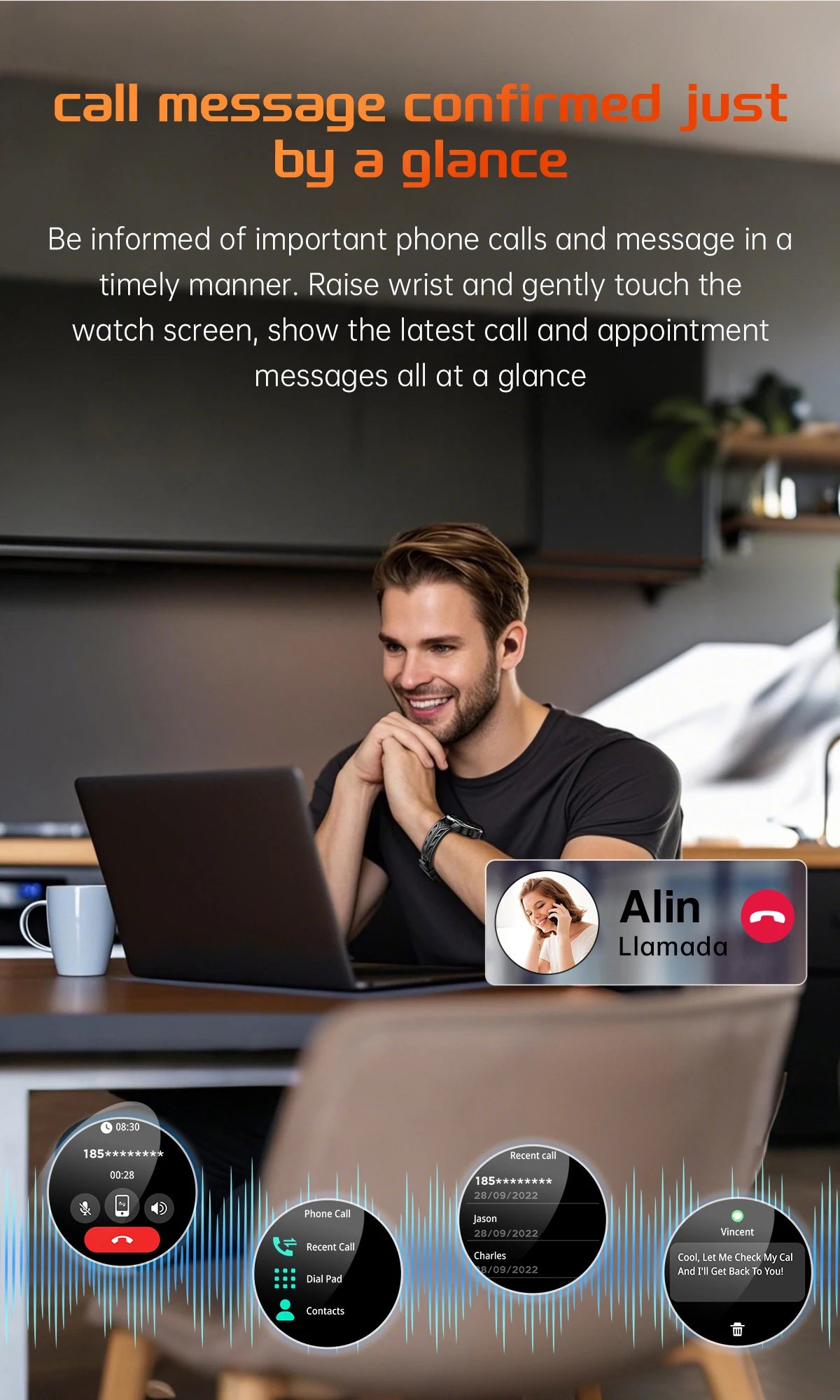 Reloj inteligente deportivo para exteriores para hombre, con batería grande de 1100 mAh, brújula, linterna LED, control del ritmo cardíaco, compatible con Android e iOS.