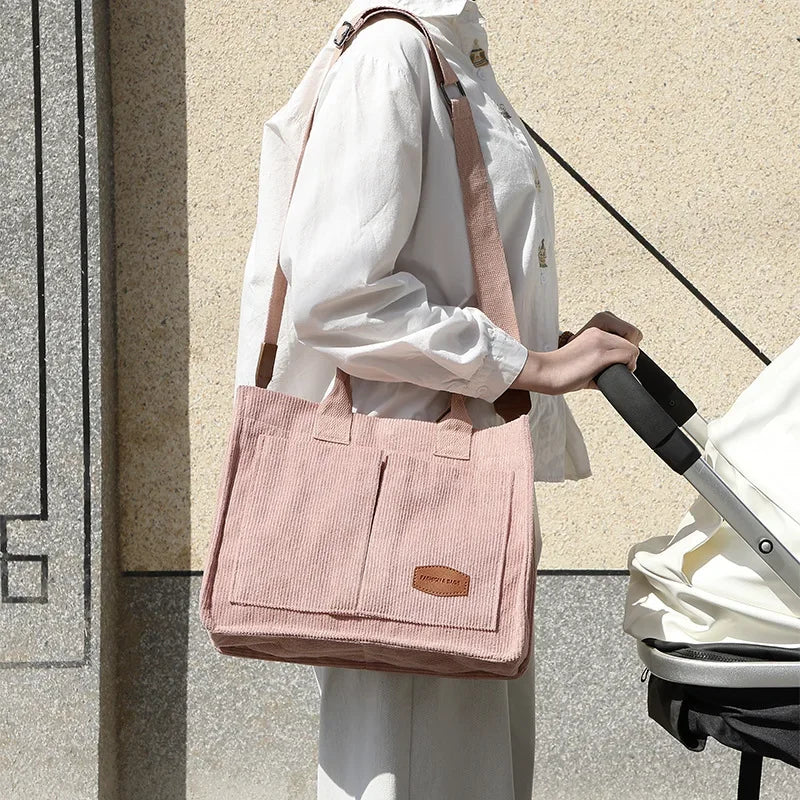 Bolso de mano con estampado floral de gran capacidad y moderno, de un solo hombro, de color puro, para mujer, informal y elegante, con forro de poliéster suave.