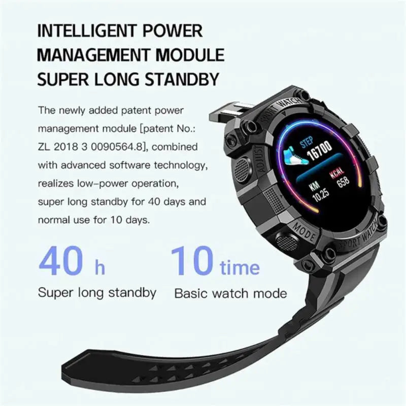 FD68 - Nuevos relojes inteligentes para hombre y mujer, con Bluetooth, táctil, pulsera de fitness, relojes deportivos conectados para iOS y Android