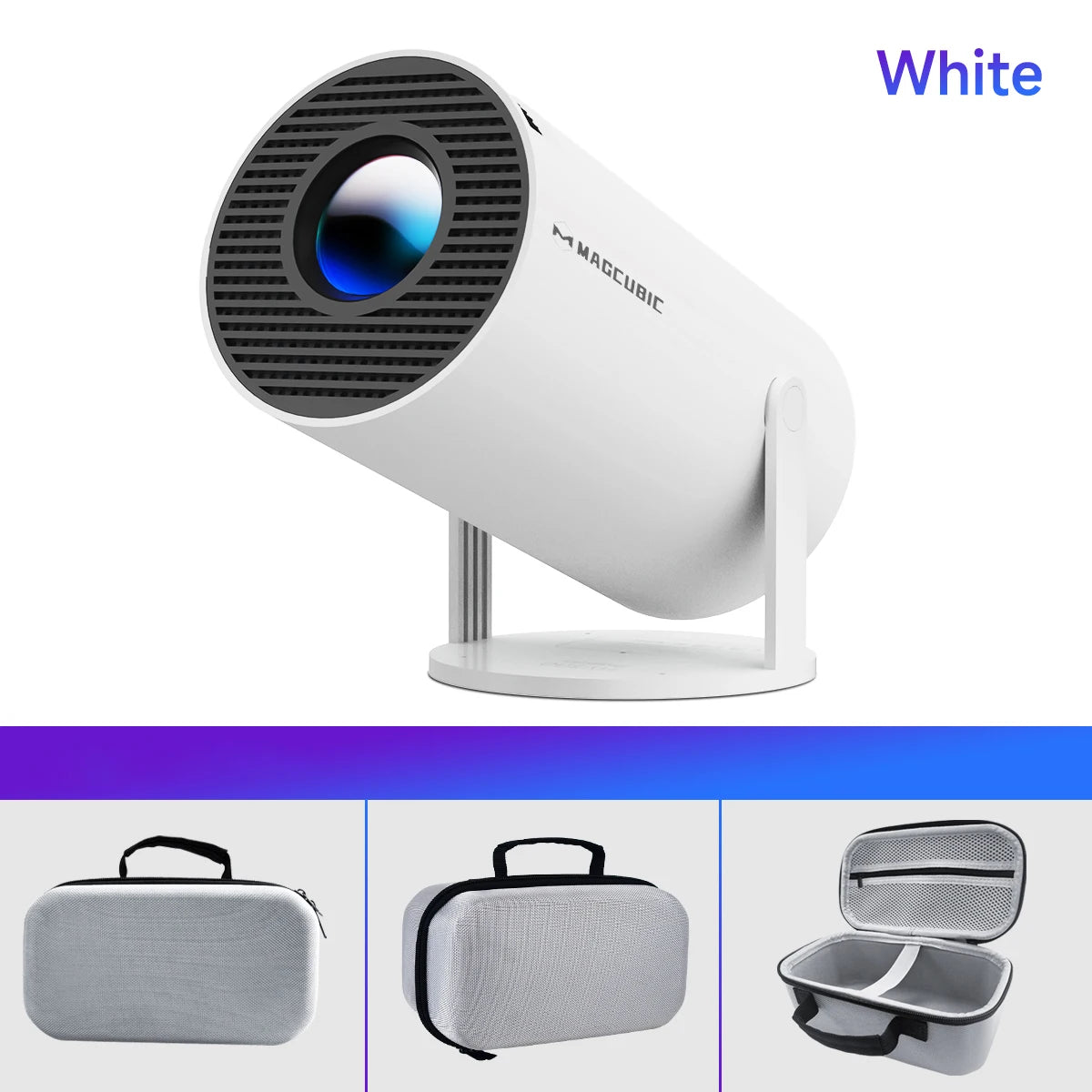 Proyector Magcubic HY300 Pro 4K Android 11, doble Wi-Fi 6, 290 ANSI, Allwinner H713 BT5.0, 1080P, 1280 x 720P, para cine en casa y exteriores
