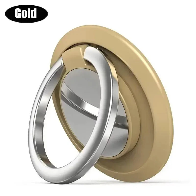 Soporte para anillo de dedo con agarre giratorio de 360 grados para teléfono móvil, soporte magnético para coche, almohadilla adhesiva trasera para teléfono, soporte universal