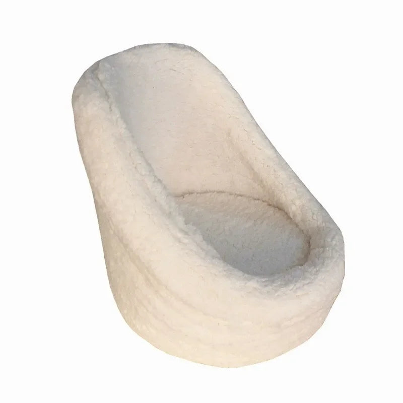 Accesorios para fotografía de bebés recién nacidos, sofá pequeño para posar, sofá redondo blanco, accesorios auxiliares de estudio, muebles para bebés, sofá para posar en estudio.