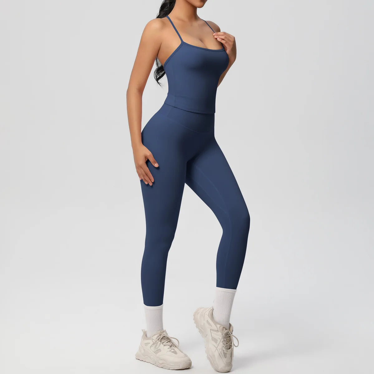 Conjunto de Ropa de Yoga para Mujer, Traje Deportivo, Ropa de Entrenamiento, Chaleco Deportivo sin Mangas, Conjunto de Gimnasio, Mono de Entrenamiento, Ropa Interior Deportiva, Ropa Deportiva