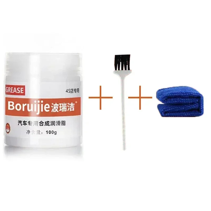 Grasa de mantenimiento específica para automóviles, lubricante para techo corredizo de puertas, mantenimiento de correderas de bisagras, atascos de rieles, aceite blanco con ruido anormal