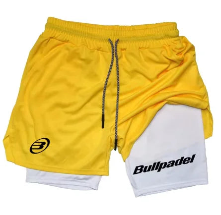 Pantalones cortos deportivos de pádel para hombre, pantalones cortos de tenis transpirables, pantalones de bádminton de secado rápido, ropa deportiva para correr al aire libre, verano, nuevo