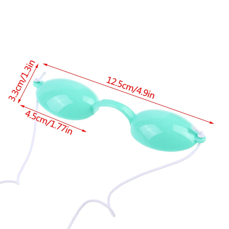 Gafas de seguridad, gafas protectoras, parche de silicona suave, gafas ajustables, protección, copa ocular para láser IPL de belleza