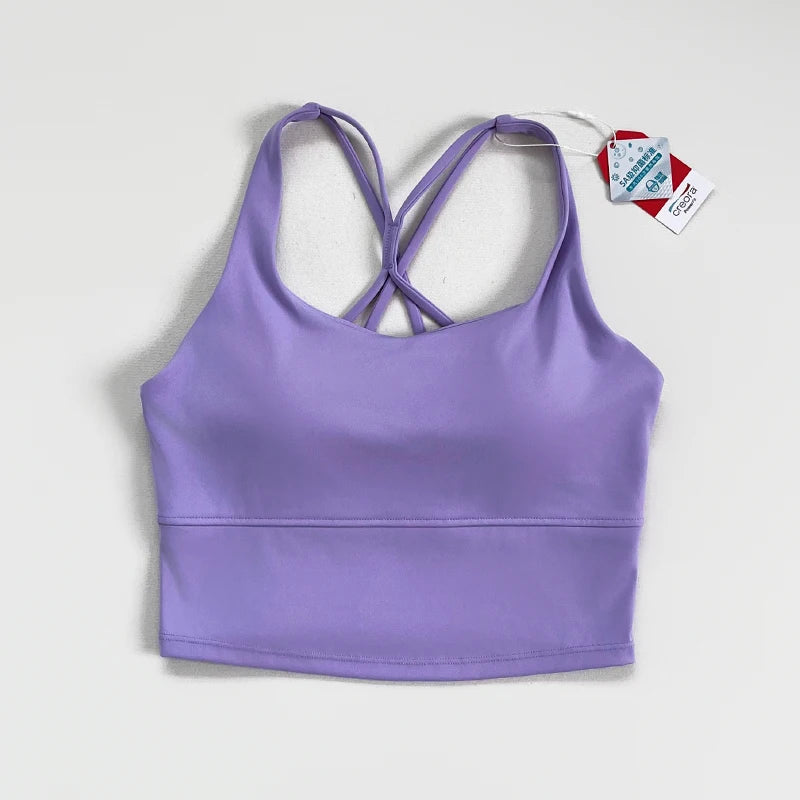 Un sujetador de fitness para yoga, un sujetador de entrenamiento de fitness profesional para mujeres, un sujetador halter de fitness para yoga para mujeres