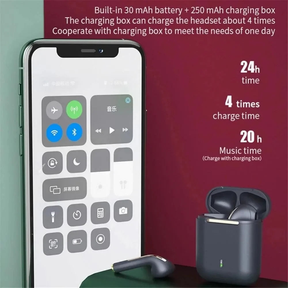 Auriculares inalámbricos Xiaomi J18 TWS intrauditivos con Bluetooth, deportivos, estéreo de alta fidelidad, resistentes al agua y con micrófono
