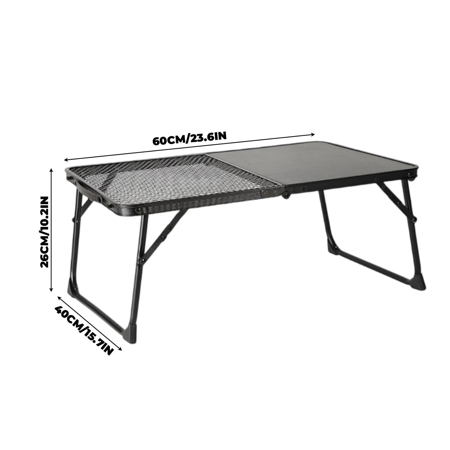Mesa plegable para exteriores, multifuncional, de hierro, de alta capacidad, portátil, para picnic, camping, jardín, barbacoa.