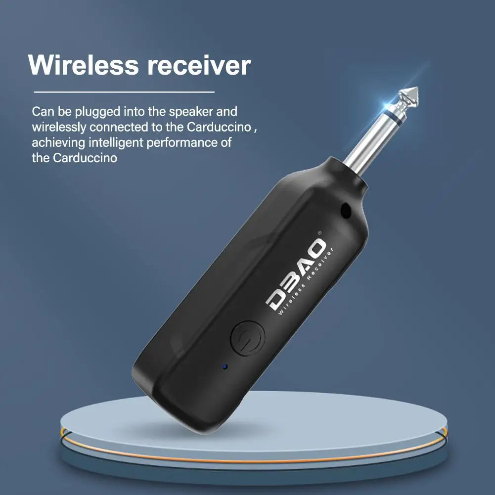Kazoo eléctrico con receptor, carga USB, instrumento musical profesional, mini kazoo de tono ajustable para conectar altavoz.