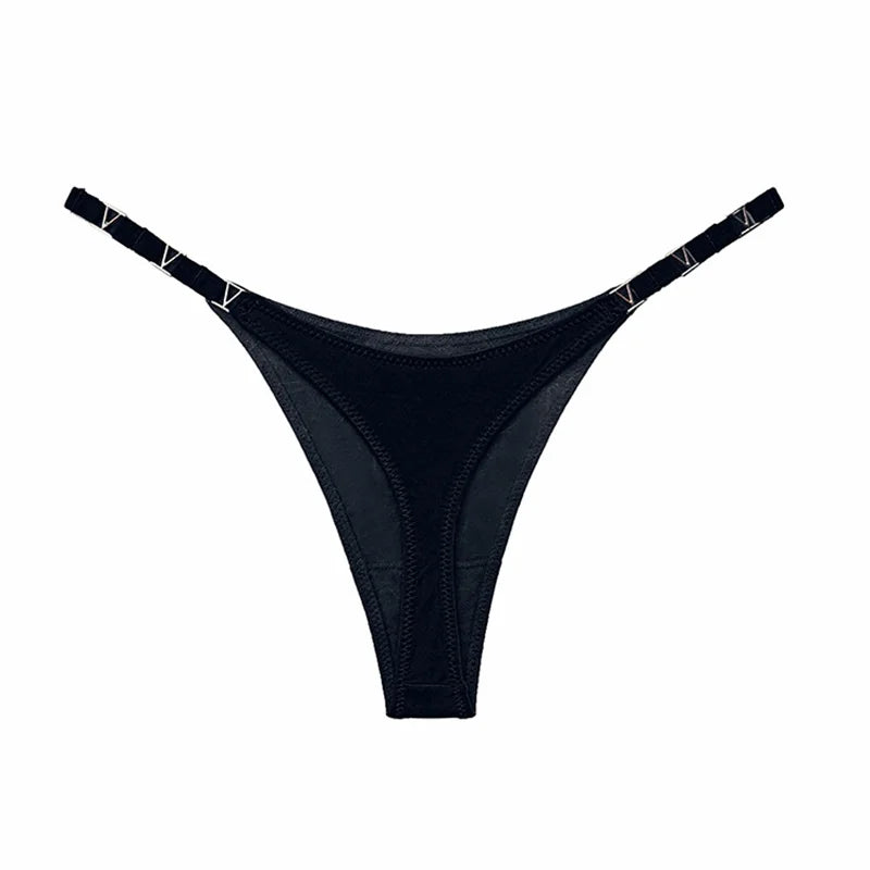 Tanga sexy sin costuras para mujer, ropa interior, bragas, bragas con estampado de cebra y flores, tiro bajo, de lujo, con hebilla de metal, bikini para chicas, bragas femeninas