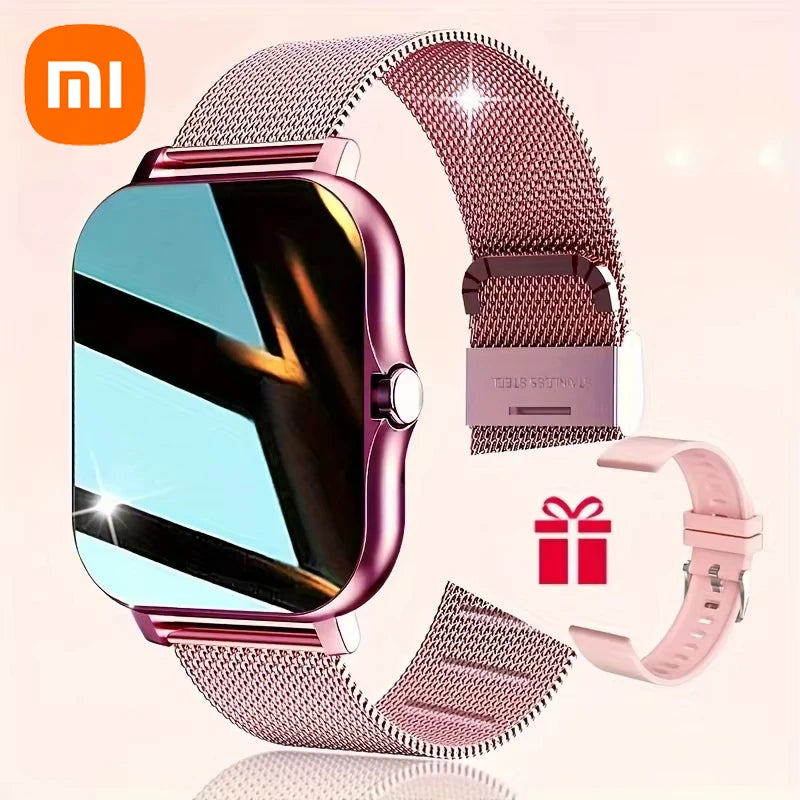 Reloj inteligente Xiaomi con pantalla HD de 1,44 pulgadas, respuesta a llamadas, vista previa de mensajes, modos deportivos, esfera personalizada, pronóstico del tiempo para hombres y mujeres (2025)