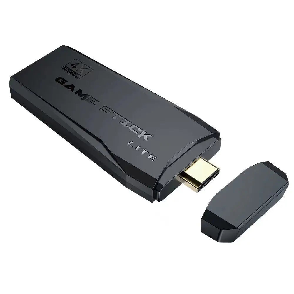 Consola de videojuegos 2.4G con doble mando inalámbrico, 4K, 10.000 juegos, 64 juegos retro de 32 GB para PS1/GBA, regalo de Navidad para niño.
