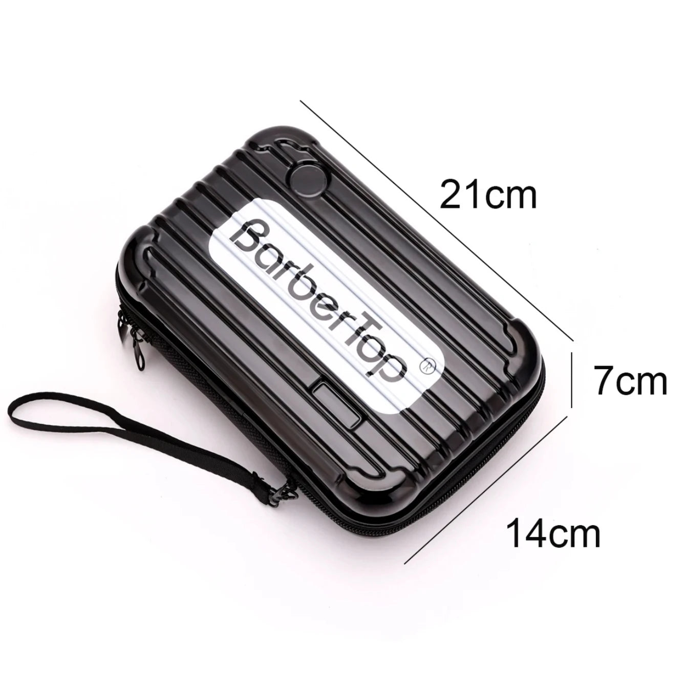 Estuche portátil para tijeras de peluquería, resistente a golpes, maletín de maquillaje, impermeable, sin deformación, para herramientas de peinado.