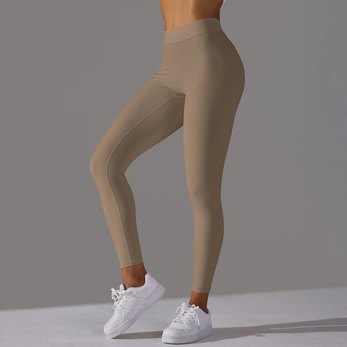 Women Seamless Solid Leggings Knitted High Waist Sports Leggings Fashion Hip Lifting Running Yoga Sport Gym Tights Pantalones