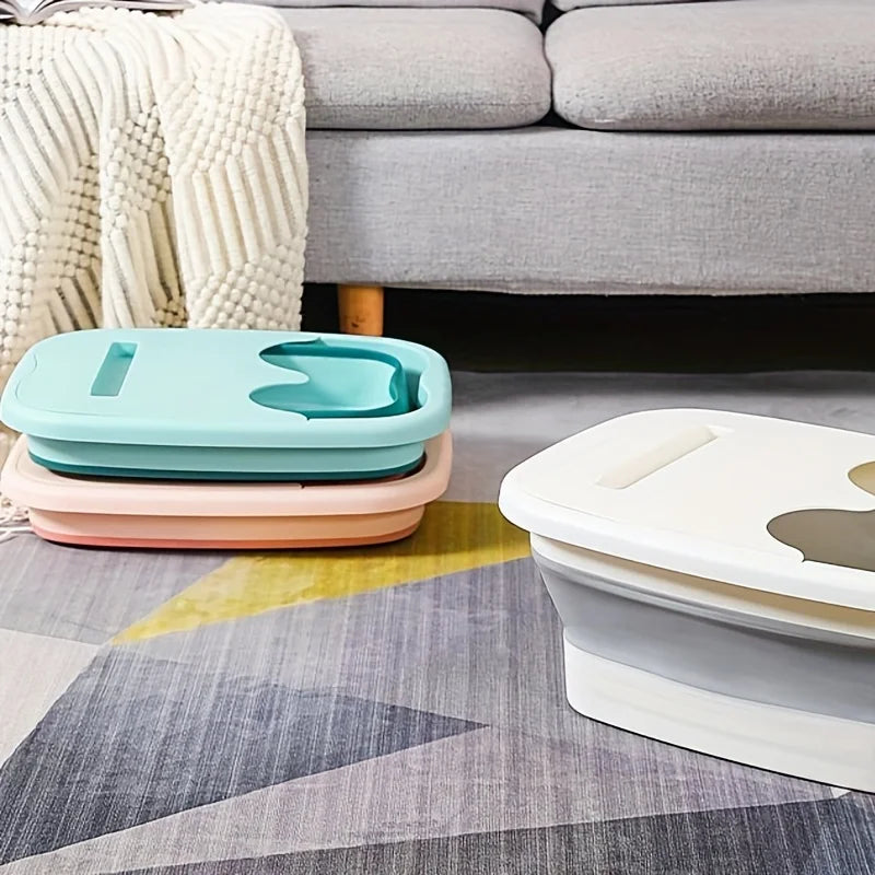 Cubo de masaje para pediluvio, cubo de spa para pediluvio, cubo de remojo doméstico, lavabo plegable, bañera de sauna, bañera plegable para pedicura