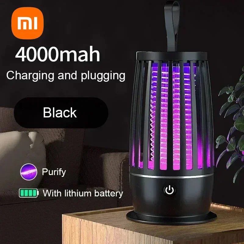 Lámpara antimosquitos Xiaomi, repelente de insectos, recargable por USB, para exteriores, silenciosa, potente, antimosquitos, eléctrica