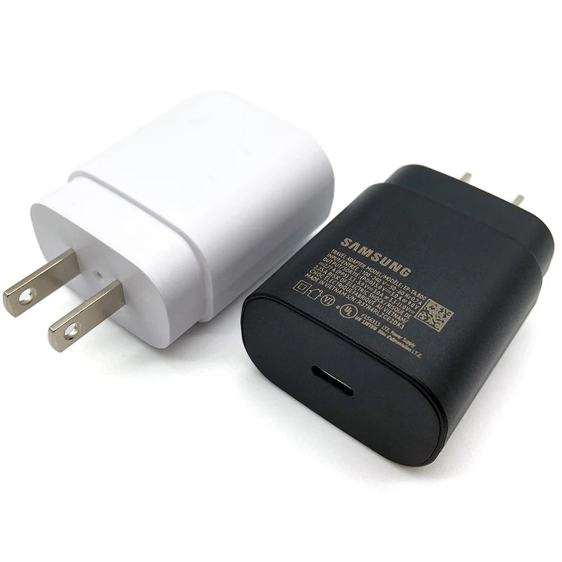 Cargador superrápido Samsung de 25 W, USB C PD, adaptador de corriente de pared para Samsung Galaxy A56, A54, A34, A55, A23, A05S, S25, S24, S22, S23, S10 5G