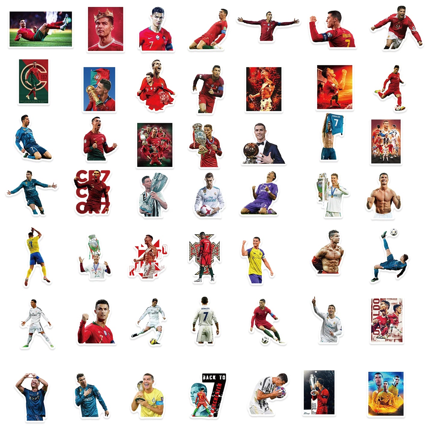 50 pegatinas de estilo deportivo para diario, portátil, equipaje, monopatín, grafiti, juguetes clásicos divertidos.