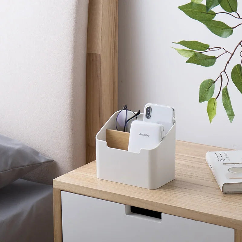 Caja de almacenamiento multifunción para TV, aire acondicionado, control remoto, organizador, práctica caja de pañuelos, caja de almacenamiento de cosméticos para el hogar