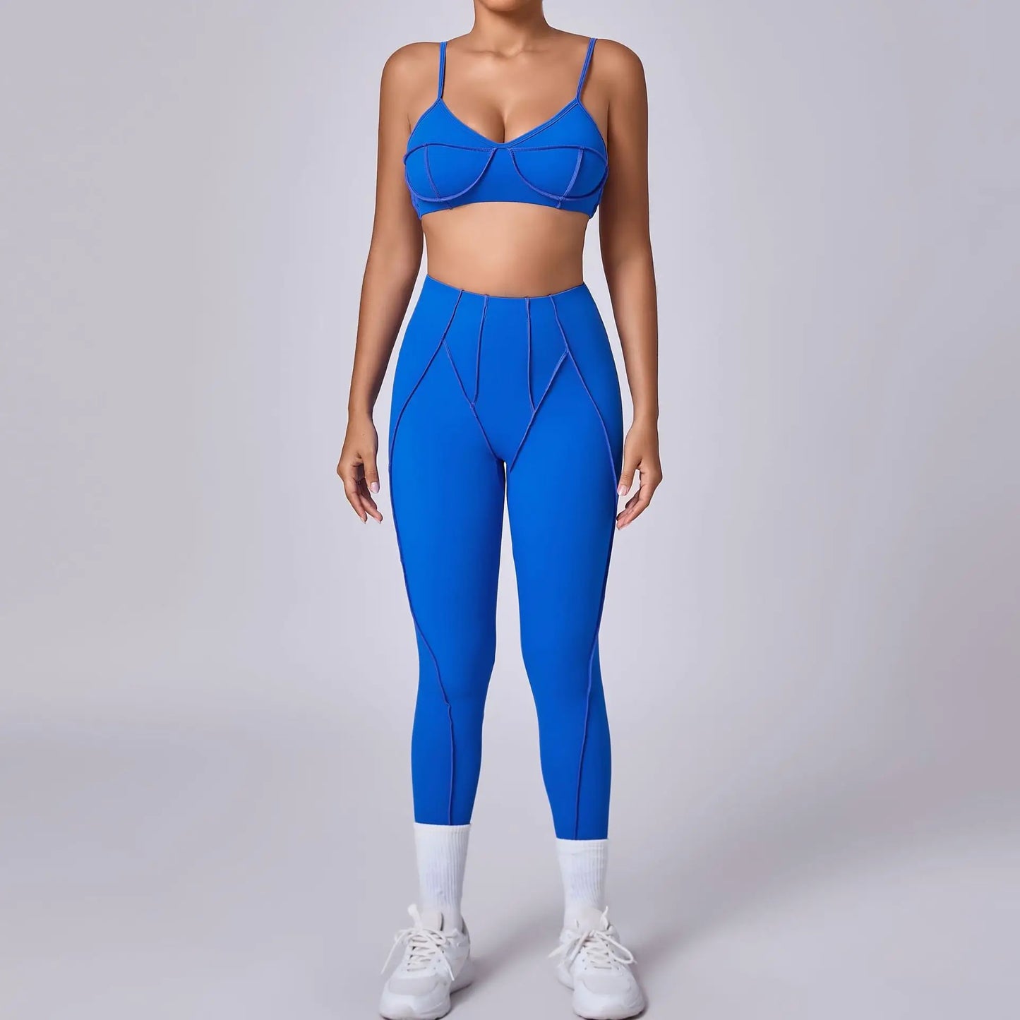 2025 New Yoga Set  2Pcs Sports Suit Women Sexy Workout Bra Suit Running Gym High Waist Legging Quick Dry Tight Yoga Clothing