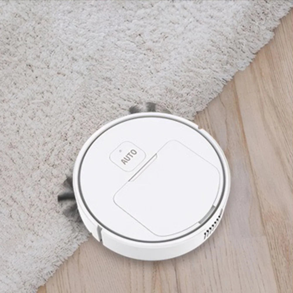 Robot aspirador 3 en 1 recargable por USB, navegación inteligente para evitar objetos, limpieza automática, barredora, robot barredor.