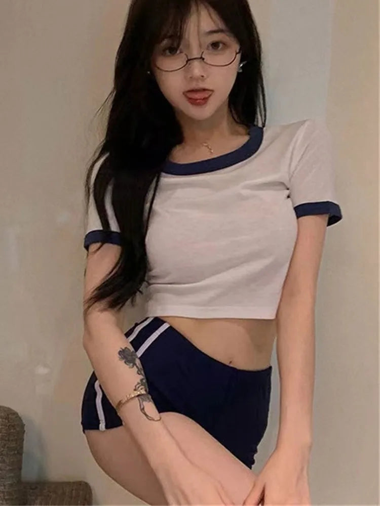 CP5XL Secretary Uniform Cosplay Costume White Shirt Sexy Skirt Women OL Outfit Teacher Roleplay Nightwear Underwear Lingerie