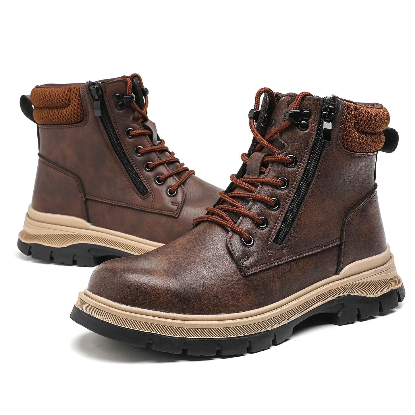 2024 New Safety Shoes Men Anti-smash Anti Puncture Work Shoes Anti Slip Indestructible Shoes Protective Sneakers Men Boots